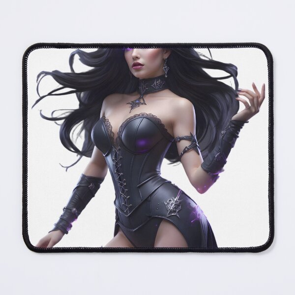 Item preview, Sorceress of the Obsidian Star  designed and sold by InkloreCulture.