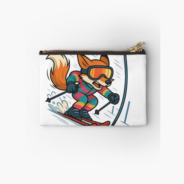 Item preview, Skiing Fox in Colorful Suit designed and sold by photoparadise22.