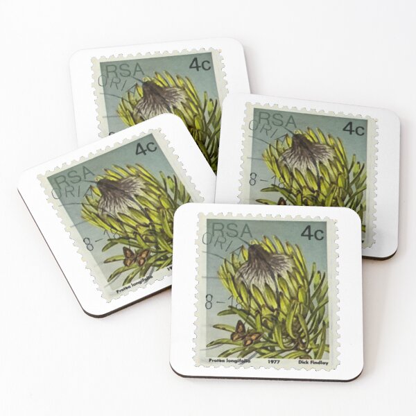 Item preview, South Africa Long-Leaf Sugarbush Flowers Postage Stamp designed and sold by red-amber65.