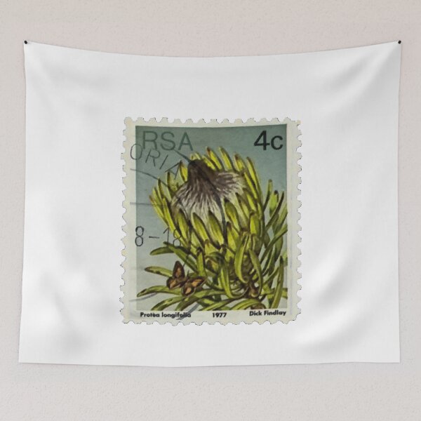 Item preview, South Africa Long-Leaf Sugarbush Flowers Postage Stamp designed and sold by red-amber65.