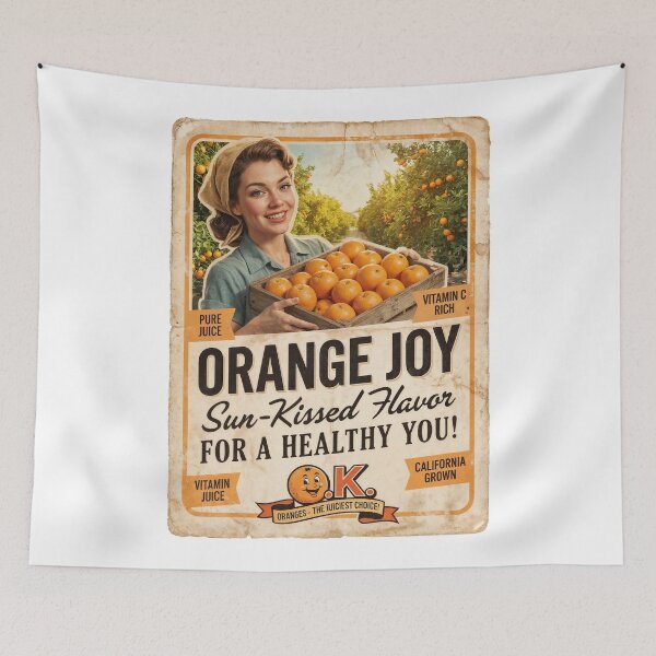 Item preview, Orange Joy: Sun-Kissed Citrus from California Groves designed and sold by ForeverPrintsOK.