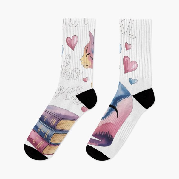 Aperçu de l'œuvre T-shirt graphique avec un chat aquarelle et un amoureux des livres créée et vendue par Tee Express.