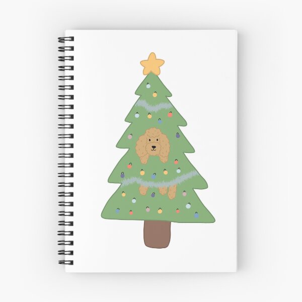 Item preview, Dog in Christmas Tree - Poddle, Doodle, cavapoo, cockapoo designed and sold by aziza-doodles.