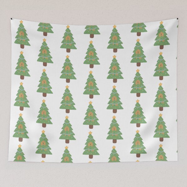 Item preview, Dog in Christmas Tree - Poddle, Doodle, cavapoo, cockapoo designed and sold by aziza-doodles.
