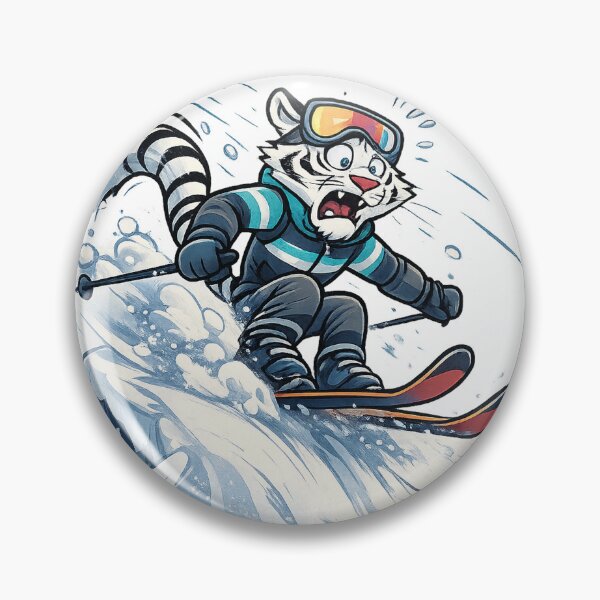 Item preview, Extreme Skiing Tiger designed and sold by photoparadise22.