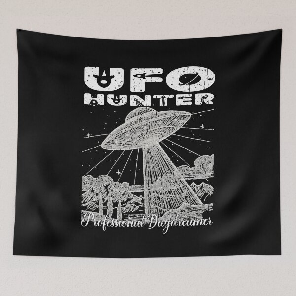 Item preview, UFO HUNTER PROFESSIONAL DAYDREAMER sci fi fan ufo studies space lover extraterrestrials space exploration alien invasion  designed and sold by Jt41.