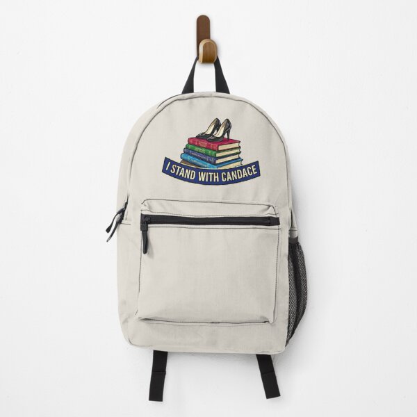 Item preview, I Stand With Candace – Free Speech, Books & Heels Badge - Cream Edition designed and sold by Miss Cutie Designs.