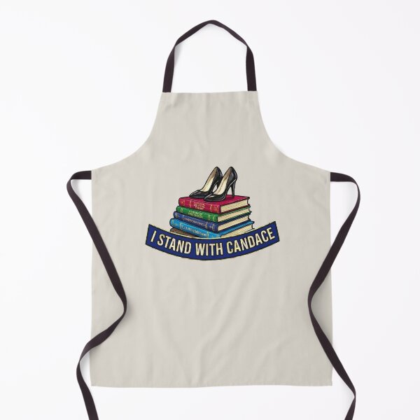 Item preview, I Stand With Candace – Free Speech, Books & Heels Badge - Cream Edition designed and sold by Miss Cutie Designs.