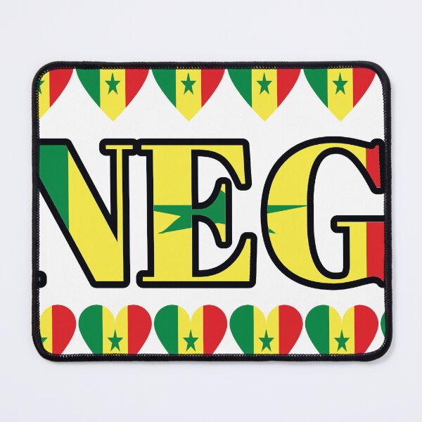 Item preview, Senegal Flag Letters And Hearts designed and sold by TheIconSmith.