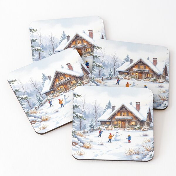 Item preview, Children playing in the snow designed and sold by jefboutique6150.