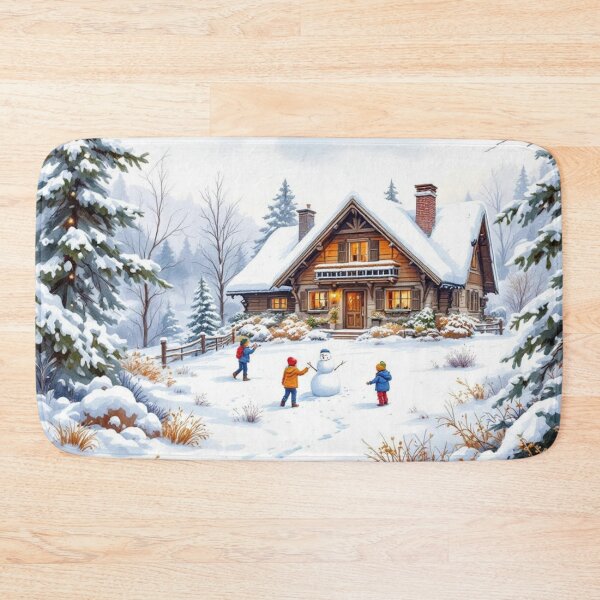 Item preview, Children playing in the snow designed and sold by jefboutique6150.