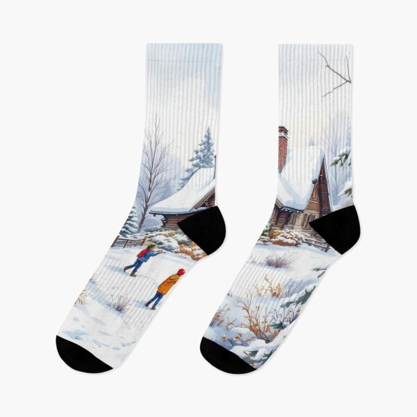 Item preview, Children playing in the snow designed and sold by jefboutique6150.