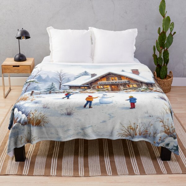 Item preview, Children playing in the snow designed and sold by jefboutique6150.