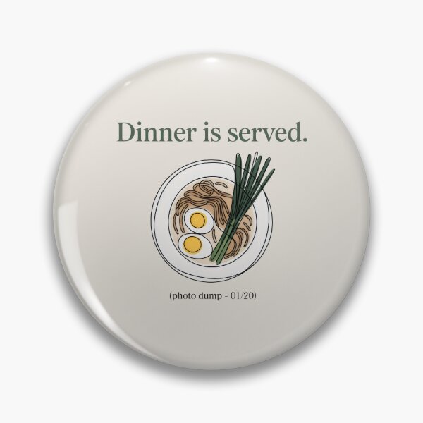 Item preview, Dinner Is Served Ramen Bowl Photo Dump 01 20 Design designed and sold by SplashTastic.