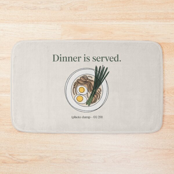 Item preview, Dinner Is Served Ramen Bowl Photo Dump 01 20 Design designed and sold by SplashTastic.