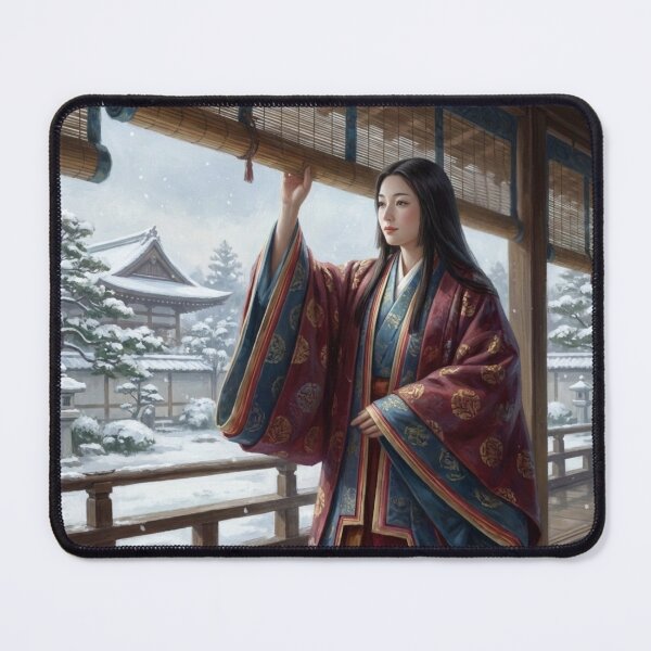 Item preview, Sei Shonagon – Winter Elegance in the Heian Court | Japanese Classical Art designed and sold by Mori-no-Akari.