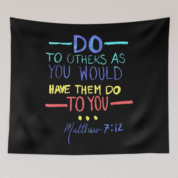 Item preview, Matthew 7 12 Do Unto Others The Golden Rule designed and sold by MyraLorri.