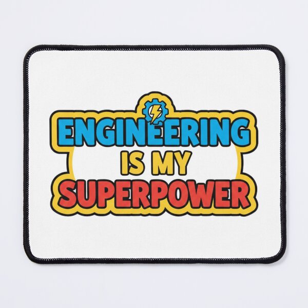 Item preview, Engineering Is My Superpower – Cute Bold Engineering Design designed and sold by loccotown168.