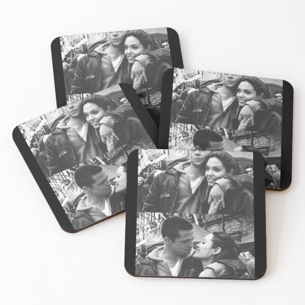 Item preview, brad pitt and angelina jolie Black White Retro designed and sold by cautrapinacka.