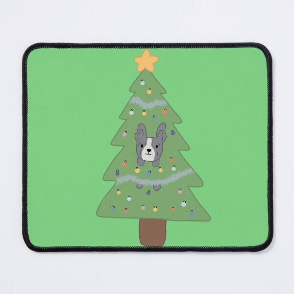 Item preview, Frenchie in CHristmas tree - French bulldog designed and sold by aziza-doodles.