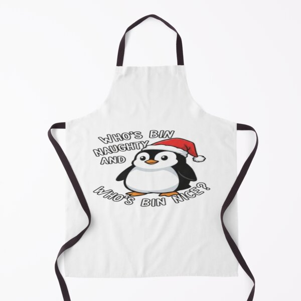 Item preview, who's bin naughty penguin christmas designed and sold by creativerooney.