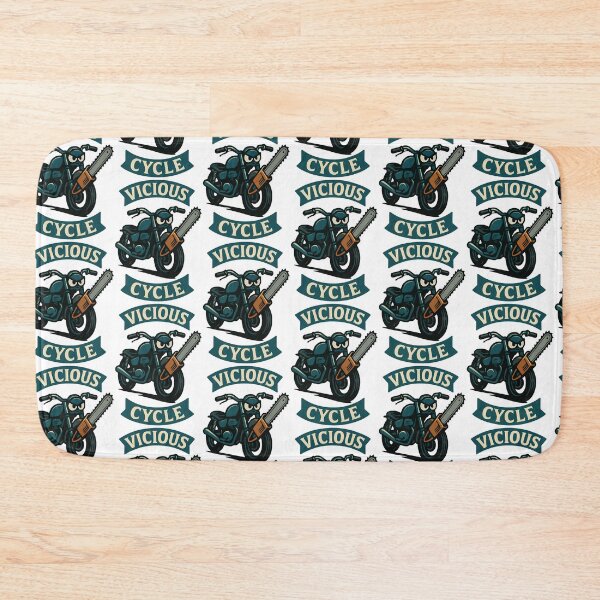 Item preview, Vicious Chain Cycle Angry Bike Cartoon Design designed and sold by TeeTimeTreasure.