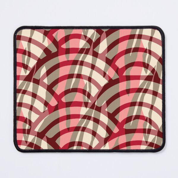 Item preview, Japanese Seigaiha Pattern Blended with Tiger Print – Modern Hybrid Abstract Design designed and sold by RokaCircles.