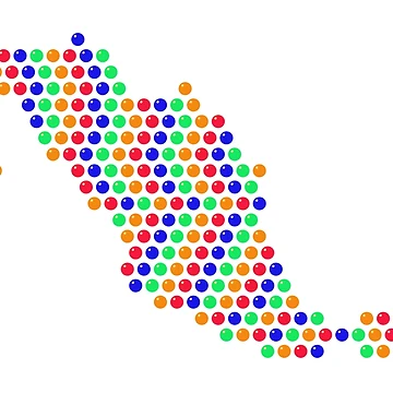 Artwork thumbnail, Multicolored Rhinestone Mexico by TheIconSmith