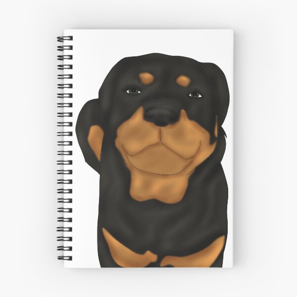 Item preview, Rottweiler – Cute Semirealistic Dog Design designed and sold by Crack-in-Colors.