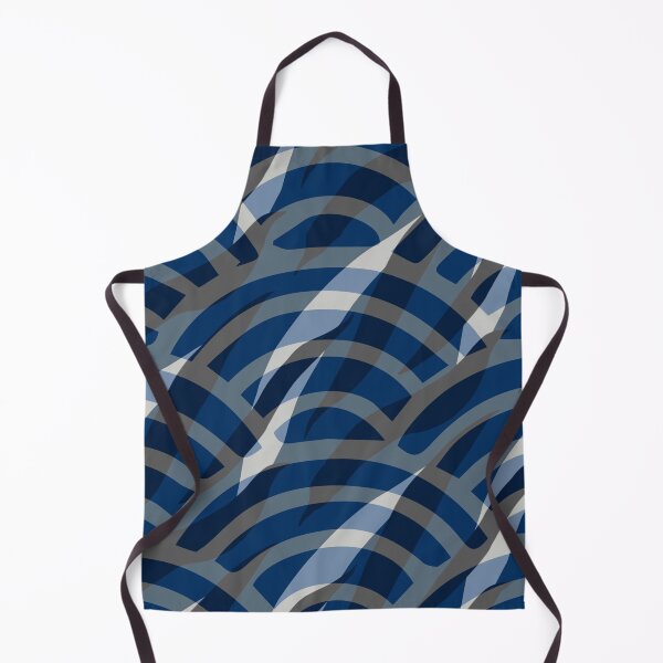 Artikelvorschau, Japanisches Seigaiha-Muster kombiniert mit Tigerprint – Modernes, abstraktes Hybrid-Design entworfen und verkauft von RokaCircles.