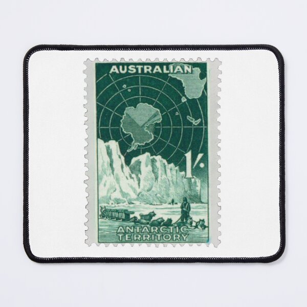 Item preview, Australian Antarctic Territory Vintage Postage Stamp designed and sold by red-amber65.