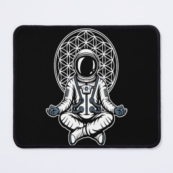 Item preview, Astronaut Zen Yoga Meditation Sacred Geometry Spirituality designed and sold by CottonCandyPrin.