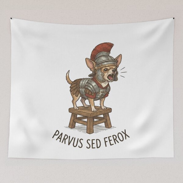 Item preview, Fierce Roman Chihuahua Dog Legionary designed and sold by k3rstman1.