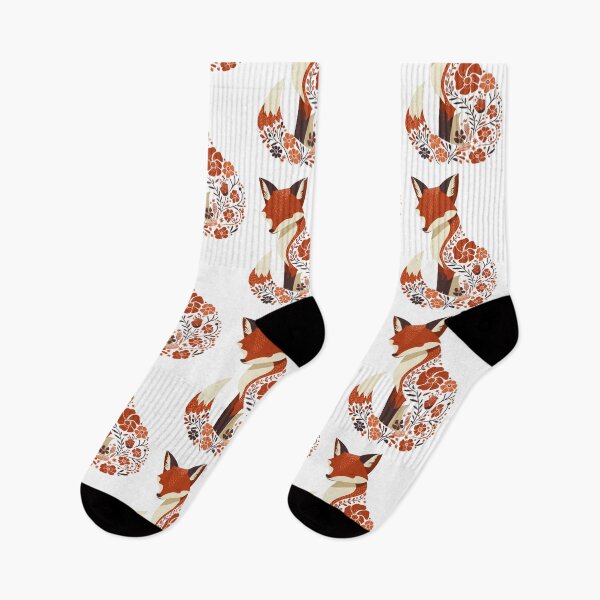 Artikelvorschau, Skandinavische Volkskunst, Blumenfuchs entworfen und verkauft von xiao xuans.