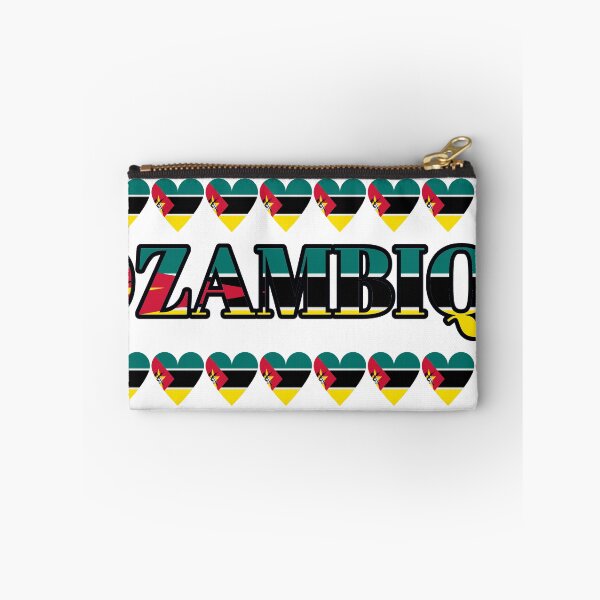 Item preview, Mozambique Flag Letters And Hearts designed and sold by TheIconSmith.