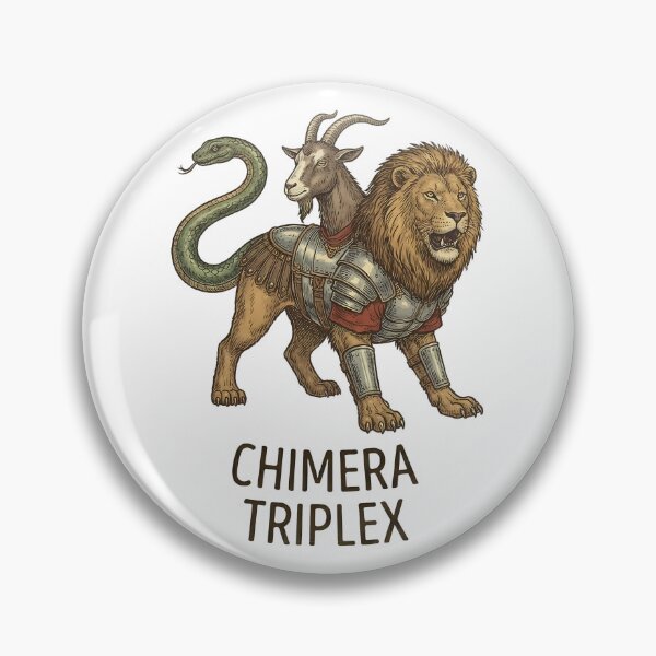 Item preview, Roman Armored Chimera Mythical Beast designed and sold by k3rstman1.