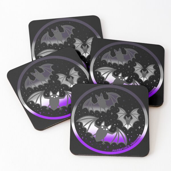 Item preview, Asexual / Ace Pride Bats designed and sold by ChaosAdar.