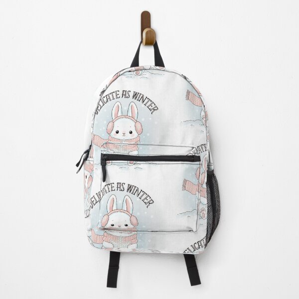Item preview, Delicate Winter Bunny – Soft Aesthetic Snow Art designed and sold by Rexyy Studio .