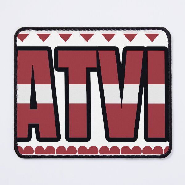 Item preview, Latvia Flag Letters And Hearts designed and sold by TheIconSmith.
