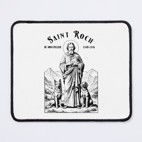 Item preview, Dogs Patron Saint Roch Vintage Funny Canine Dog Lovers designed and sold by GrandeDuc.