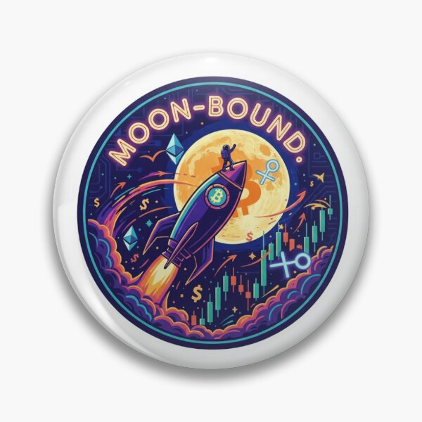 Item preview, To the Moon: Crypto Investment Goal designed and sold by Mo_Money_.