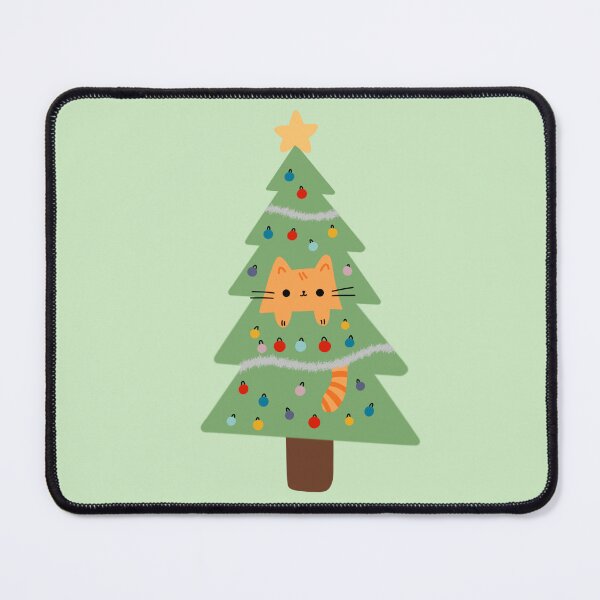 Item preview, Cat in Xmas tree designed and sold by aziza-doodles.