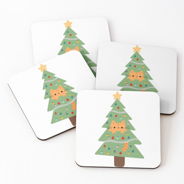 Item preview, Cat in Xmas tree designed and sold by aziza-doodles.