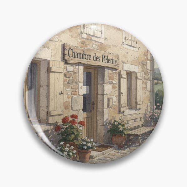Item preview, Pilgrim hostel (Way of St. James) designed and sold by jefboutique6150.