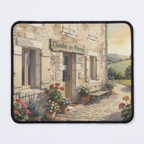 Item preview, Pilgrim hostel (Way of St. James) designed and sold by jefboutique6150.