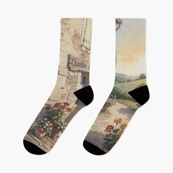Item preview, Pilgrim hostel (Way of St. James) designed and sold by jefboutique6150.