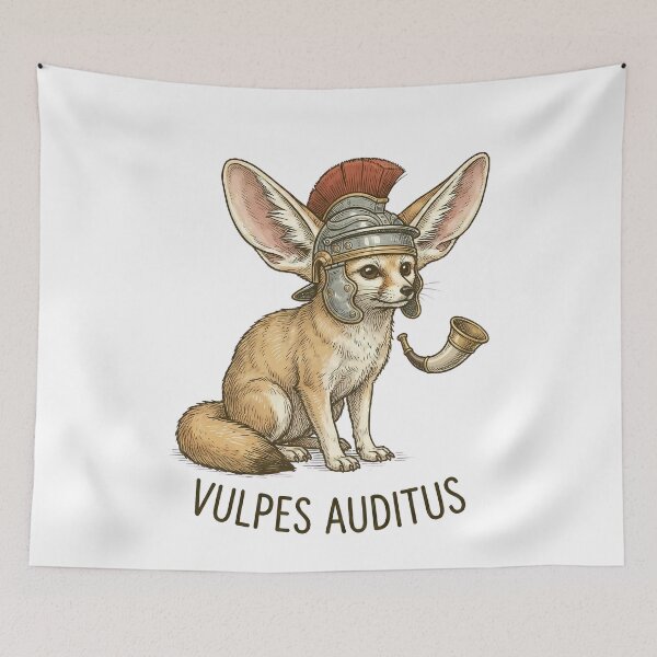 Item preview, Fennec Fox Roman Centurion with Horn designed and sold by k3rstman1.
