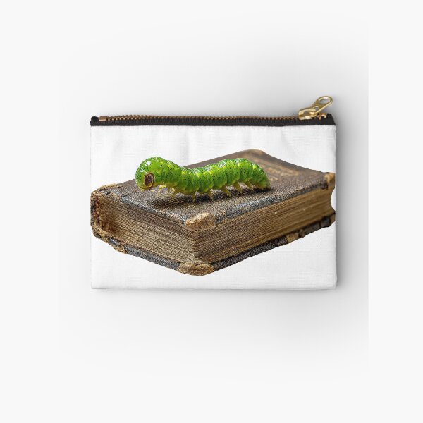 Item preview, Green worm walking on old books designed and sold by Ball-Naphat.