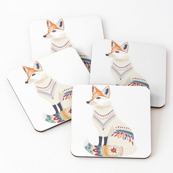 Item preview, Scandinavian Folk Art, White Fox designed and sold by xiao xuans.