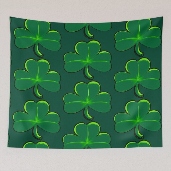 Item preview, Clover Shamrock - green three leaf clover shamrock. The best Irish gift ideas designed and sold by Artonmytee.